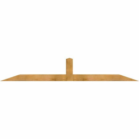 Ekena Millwork Portland Rough Sawn Timber Gable Bracket, Western Red Cedar, 84"W x 14"H x 4"D x 4"F, 4/12 Pitch GBW084X14X0404POR00RWR